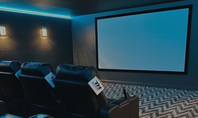 Home theater screen image